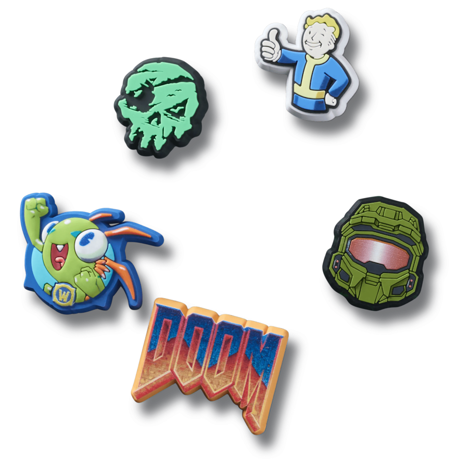 Xbox 5 Pack Jibbitz Charms - US 9477