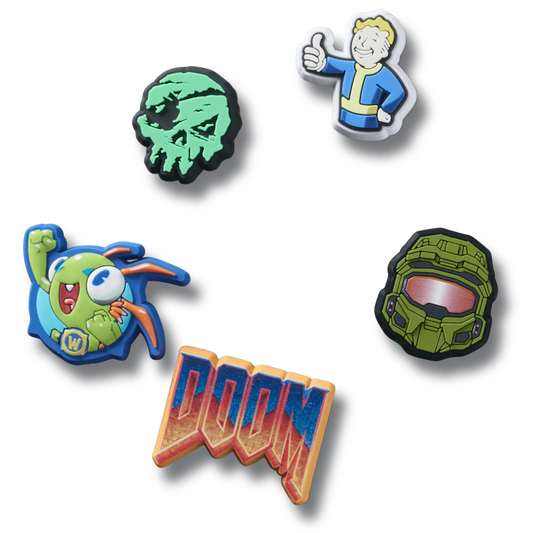 Xbox 5 Pack Jibbitz Charms - US 9477