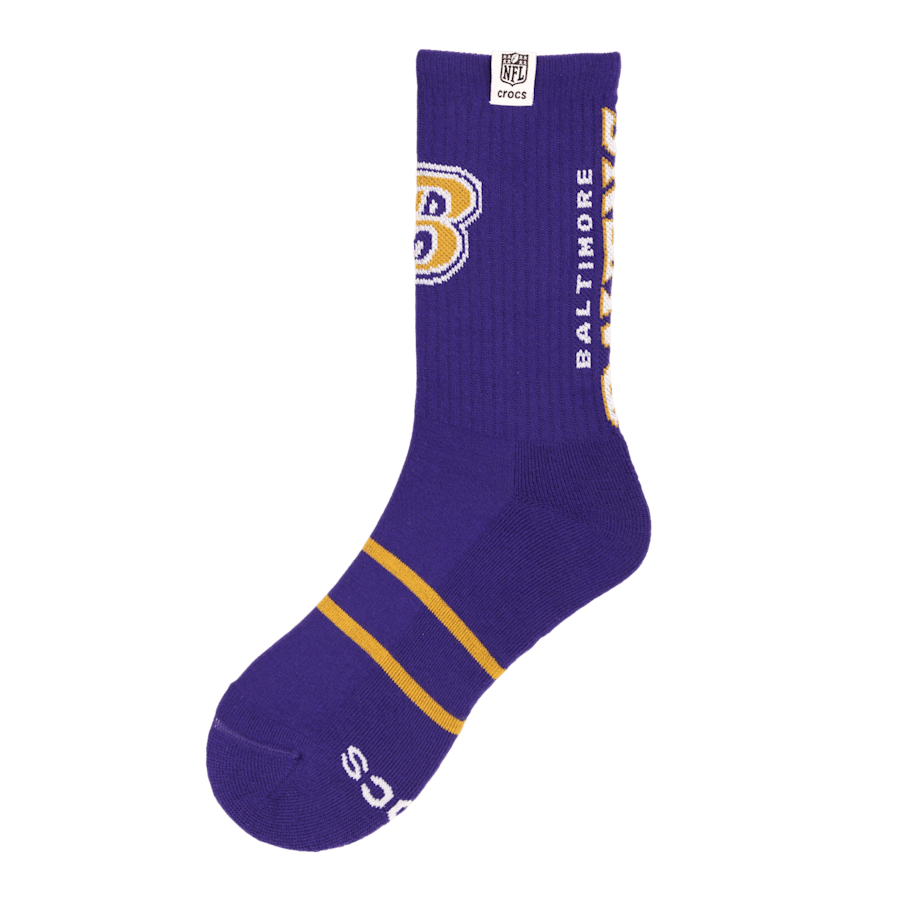 NFL Baltimore Ravens Crocs Socks - US 4910