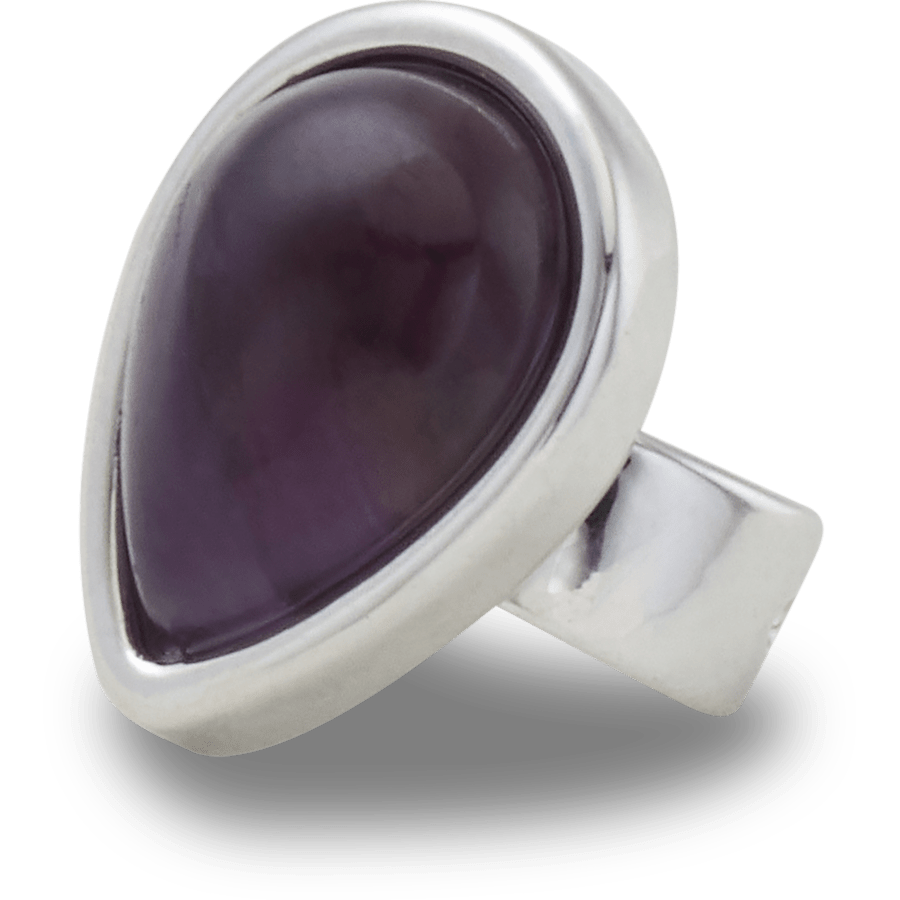 Pear Shape Stone Sandal C Charm - US 4763
