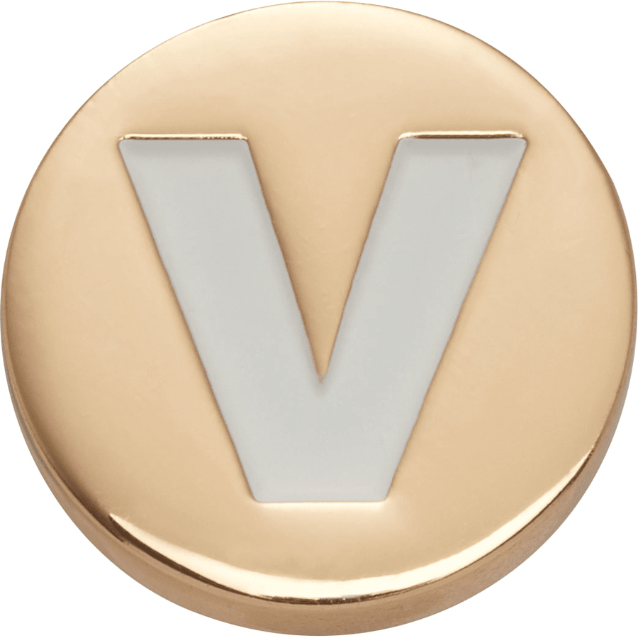 Gold Letter V - US 8289