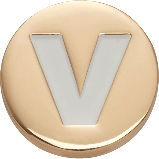 Gold Letter V - US 8289