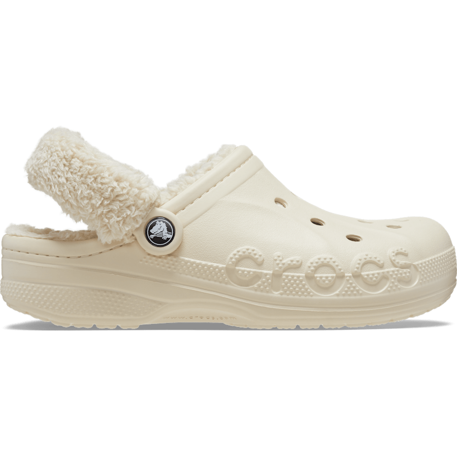 Baya Lined Fuzz-Strap Clog - US 8069