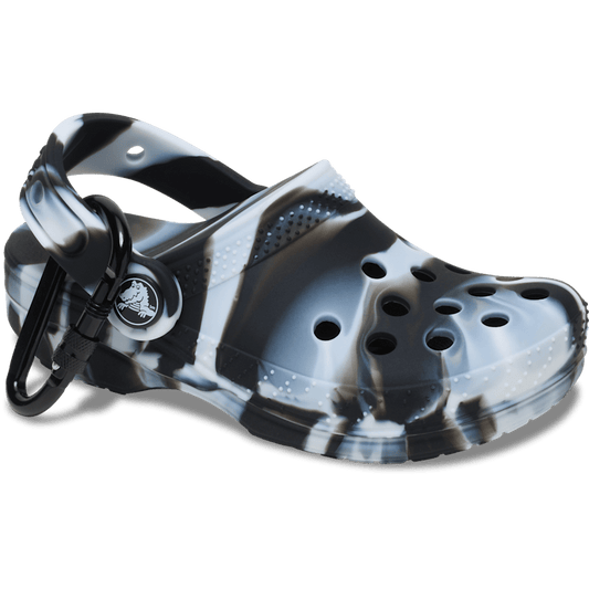 Classic Marbled Clog Pouch Bag Charm - US 6421