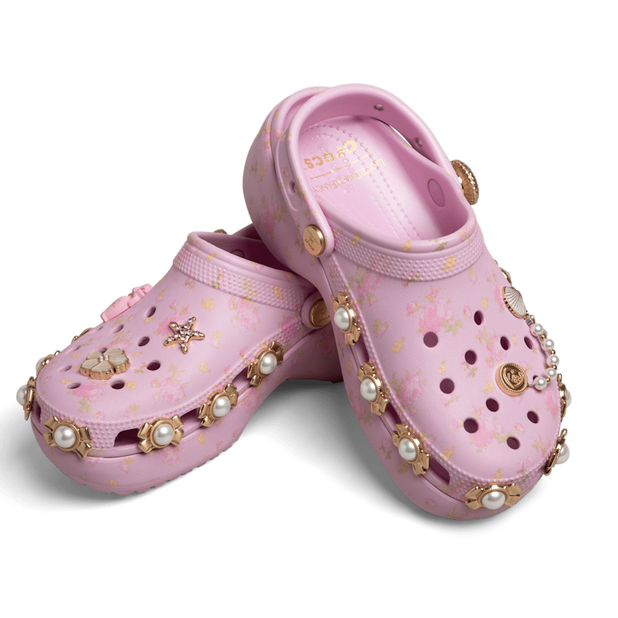LoveShackFancy Classic Platform Clog - US 7714