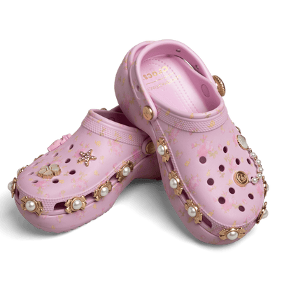 LoveShackFancy Classic Platform Clog - US 7714