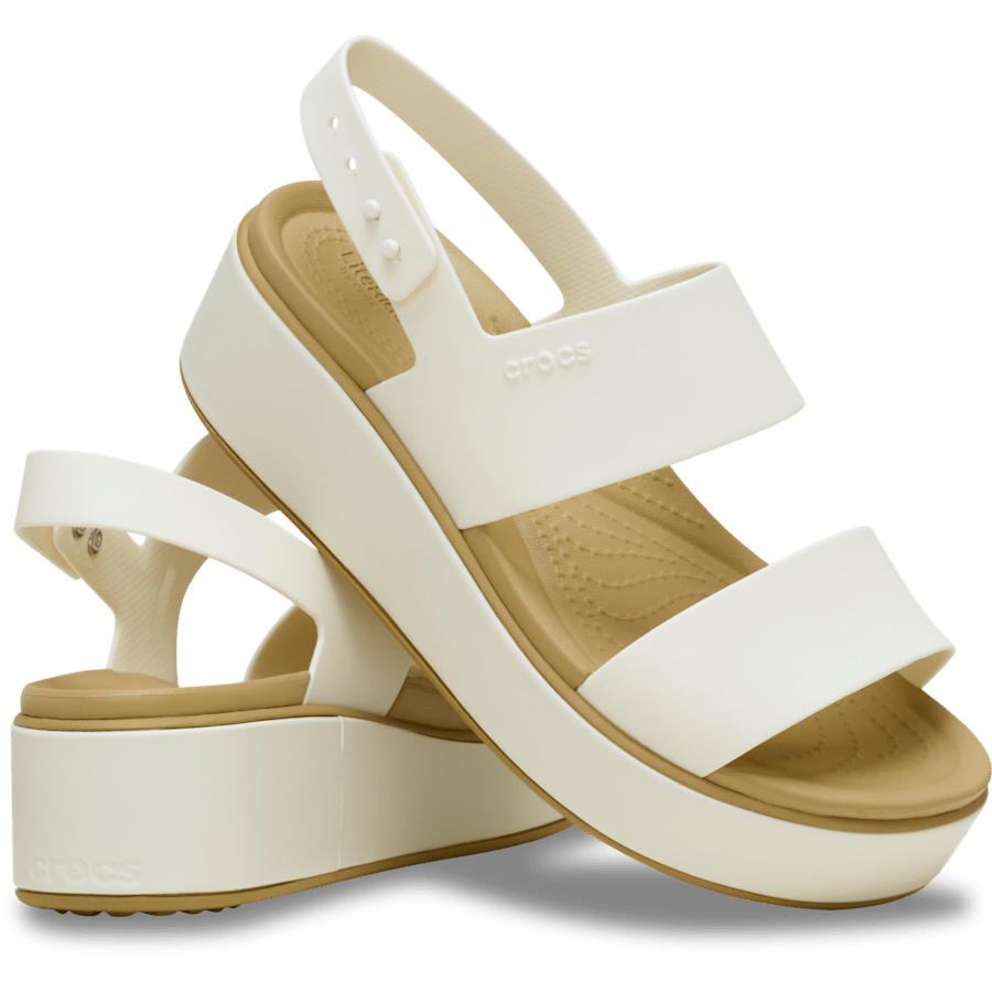 Brooklyn Low Wedge Matte Wrap Sandal - US 1857