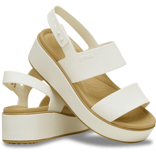Brooklyn Low Wedge Matte Wrap Sandal - US 1857