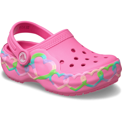 Toddler Classic Heart Lights Clog - US 2279