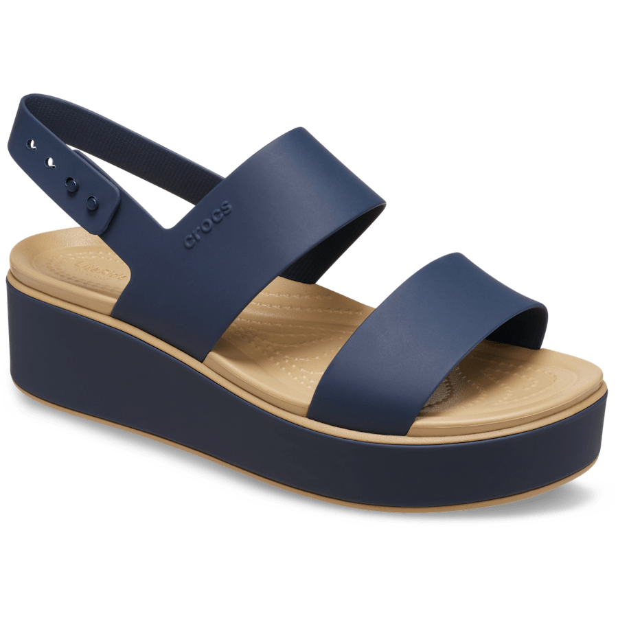 Brooklyn Low Wedge Matte Wrap Sandal - US 6971