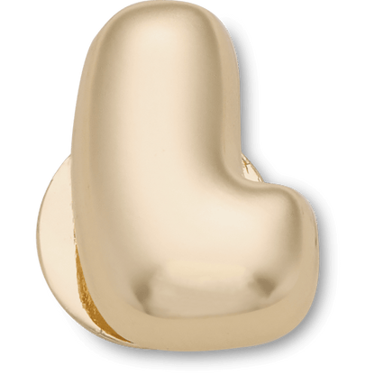 Gold Bubble Letter L - US 5542