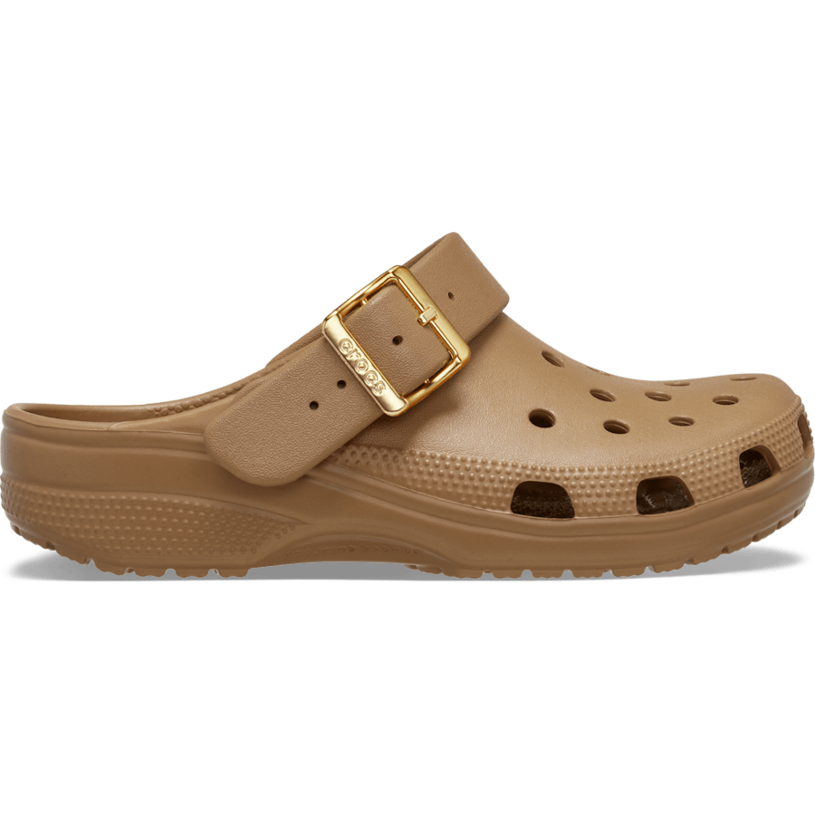 Classic Metallic Buckle Clog - US 2863
