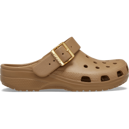 Classic Metallic Buckle Clog - US 2863