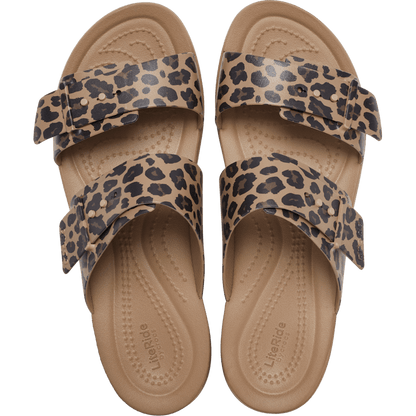 Brooklyn Buckle Low Low Animal Sandal - US 9530