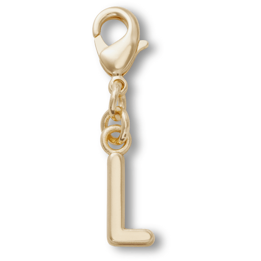 Gold Letter L Charm - US 6353