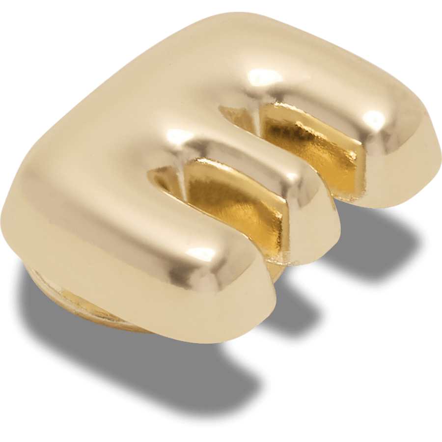 Gold Bubble Letter E - US 4685