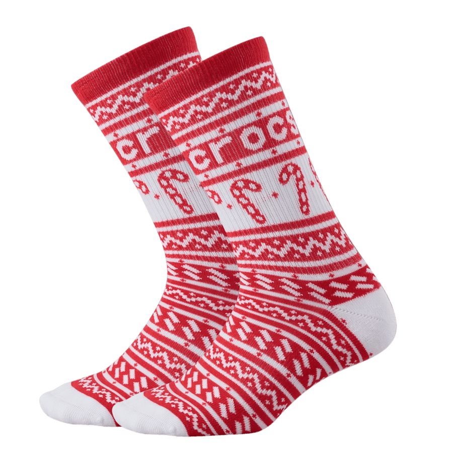 CrocsSocks Candy Cane 3-Pack - US 9760