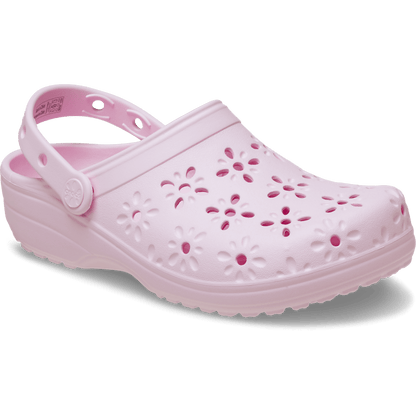 Classic Floral Cut-Out Clog - US 8427
