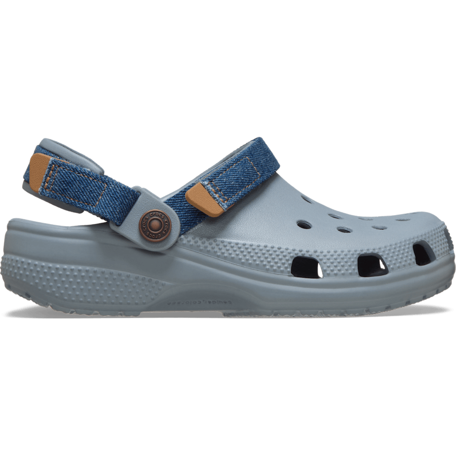 Kids' Classic Denim Adjustable Backstrap Clog - US 4796