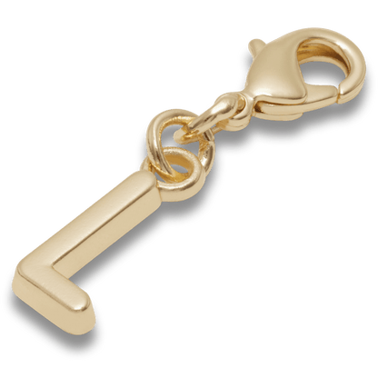 Gold Letter L Charm - US 6353