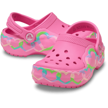 Toddler Classic Heart Lights Clog - US 2279