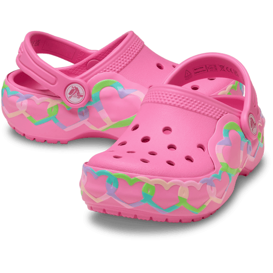 Toddler Classic Heart Lights Clog - US 2279