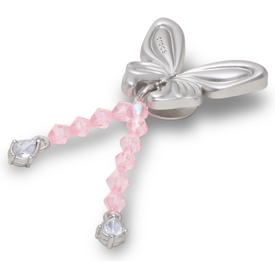 Silver Beaded Meta Butterfly - US 4040