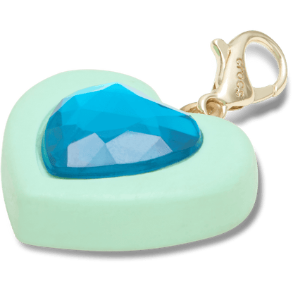 Blue Heart Sim Gem Charm - US 8850