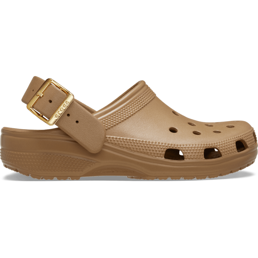 Classic Metallic Buckle Clog - US 2863