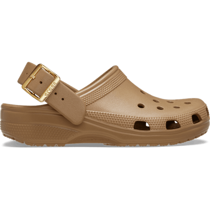 Classic Metallic Buckle Clog - US 2863
