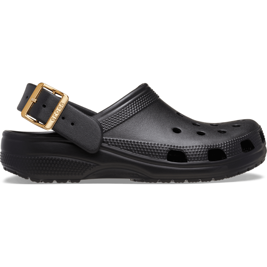 Classic Metallic Buckle Clog - US 4496