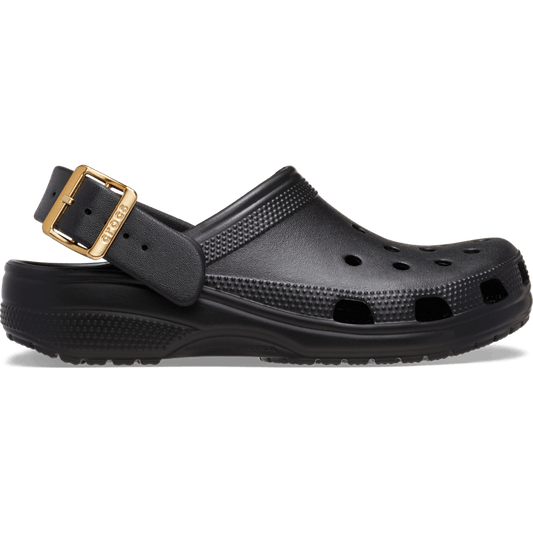 Classic Metallic Buckle Clog - US 4496