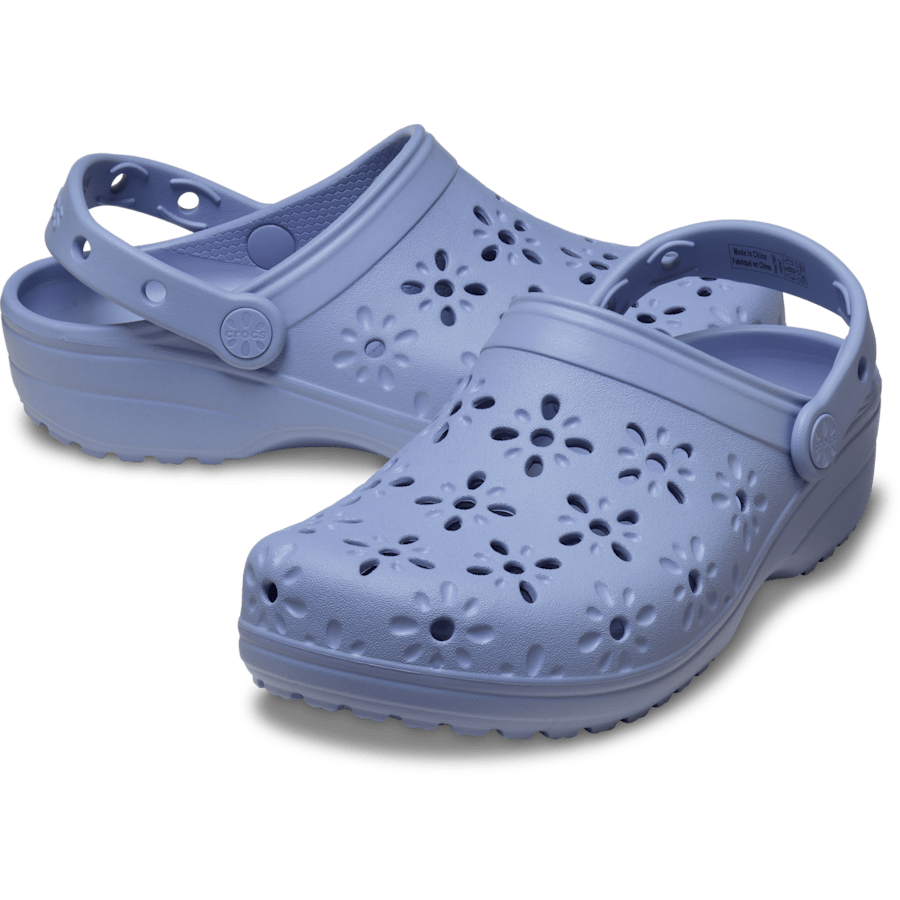 Classic Floral Cut-Out Clog - US 6989