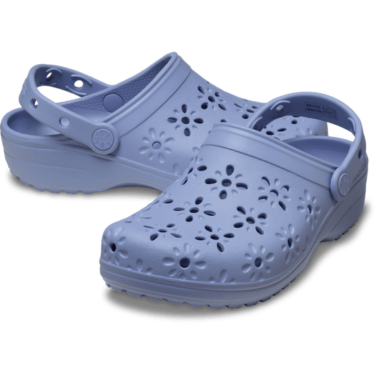 Classic Floral Cut-Out Clog - US 6989
