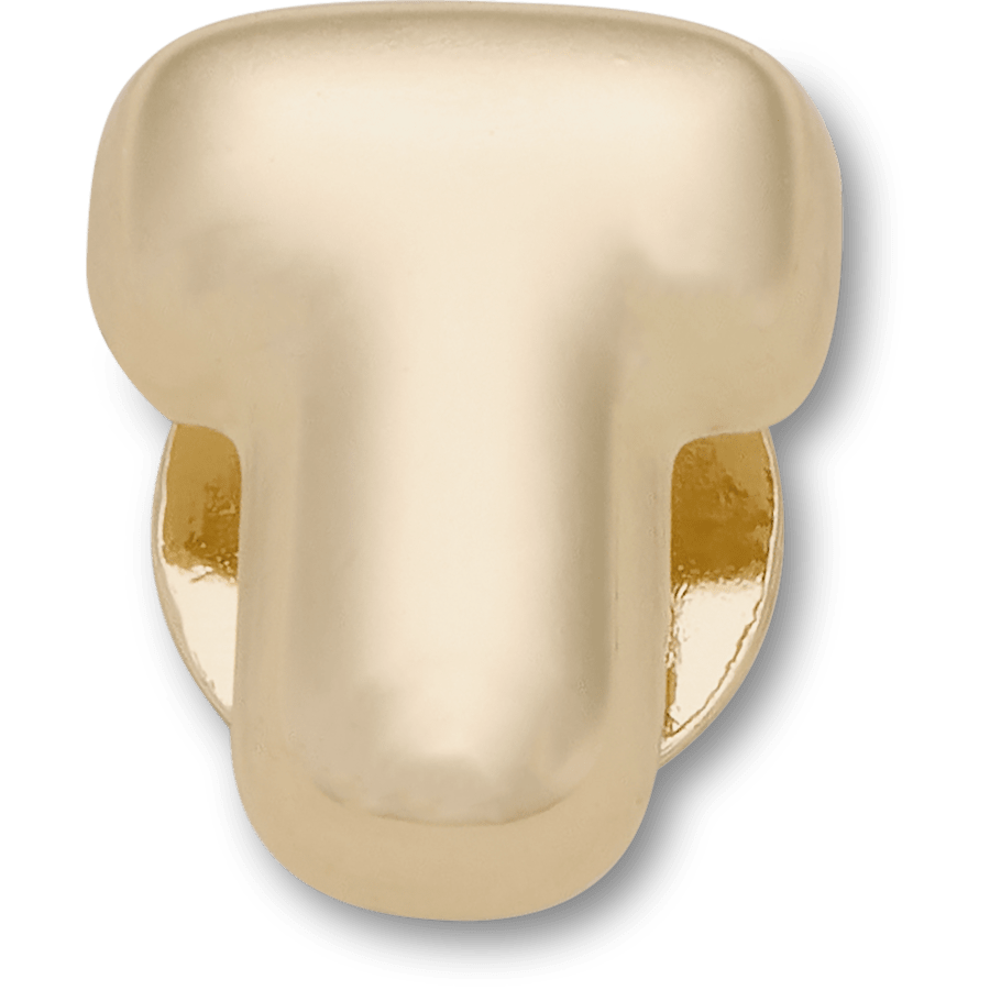 Gold Bubble Letter T - US 4103