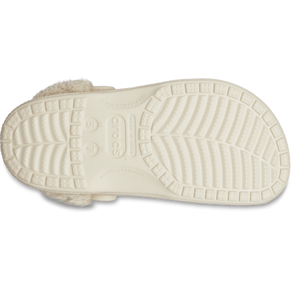 Baya Lined Fuzz-Strap Clog - US 8069