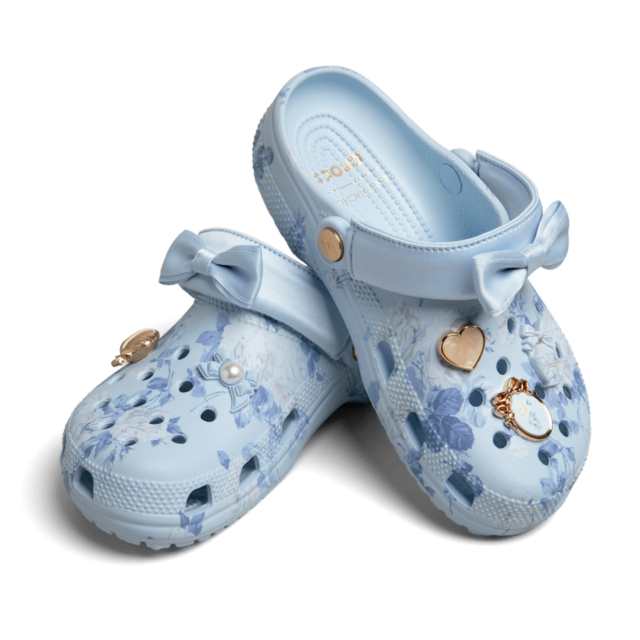 LoveShackFancy Blue Classic Clog - US 4131