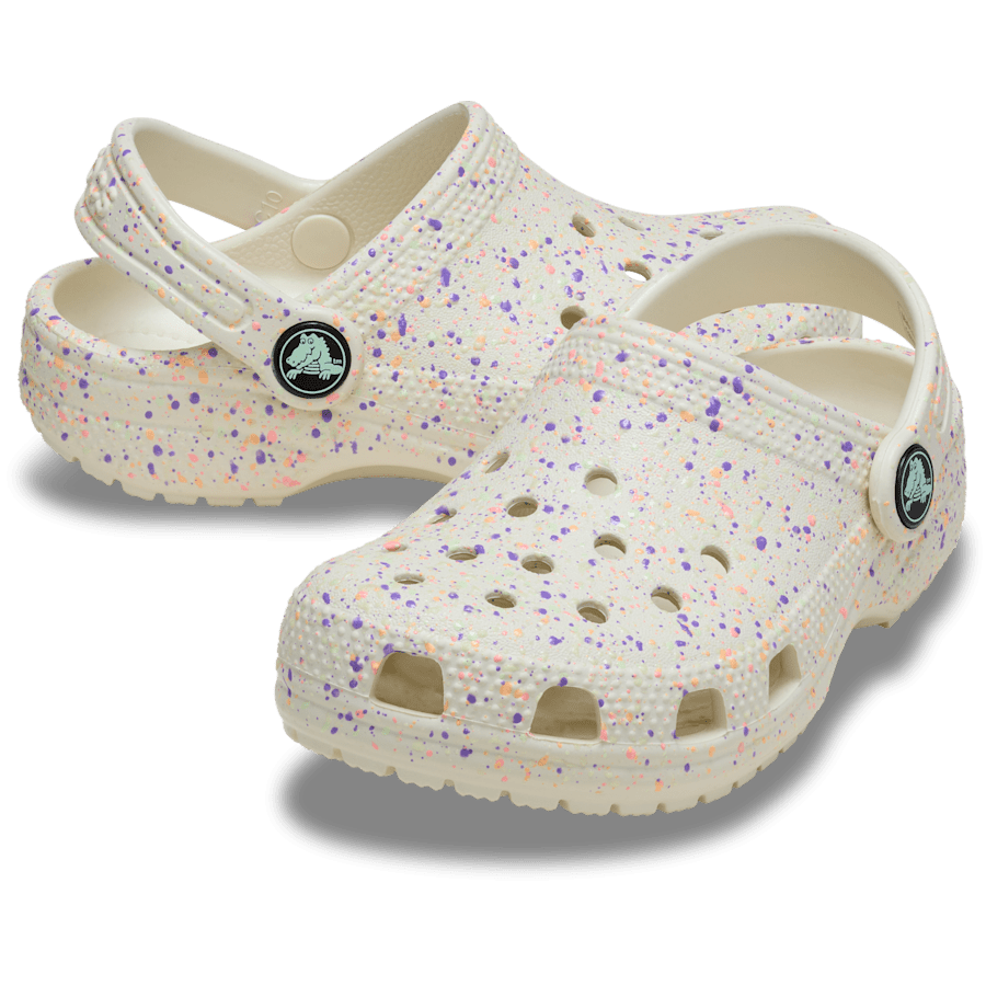 Kids' Classic Glow Paint Splatter Clog - US 8625