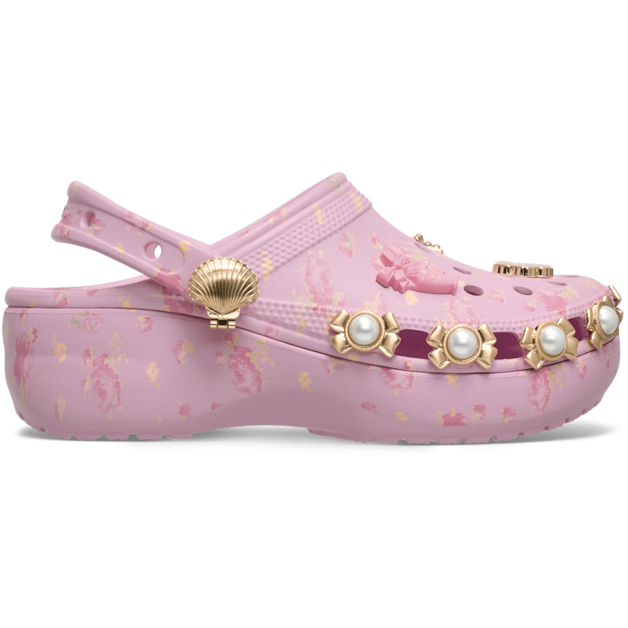 LoveShackFancy Classic Platform Clog - US 7714