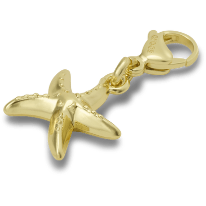 Gold Starfish Charm - US 3534