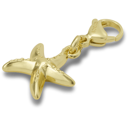 Gold Starfish Charm - US 3534
