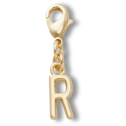 Gold Letter R Charm - US 4886