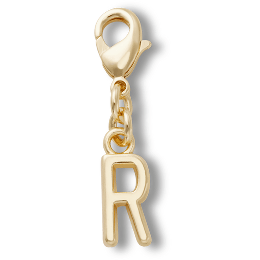 Gold Letter R Charm - US 4886