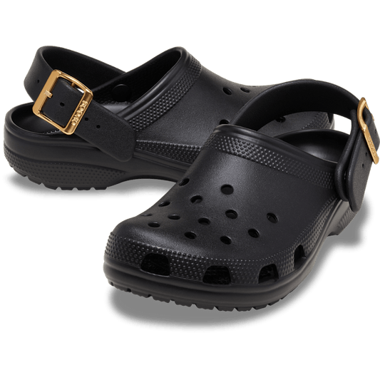Classic Metallic Buckle Clog - US 4496
