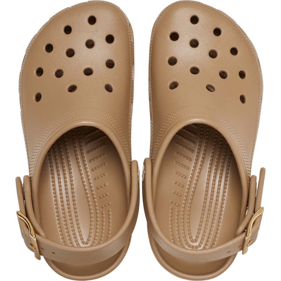 Classic Metallic Buckle Clog - US 2863