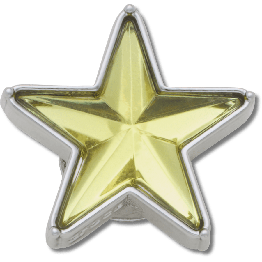 Silver and Green SMT Gem Star - US 8887