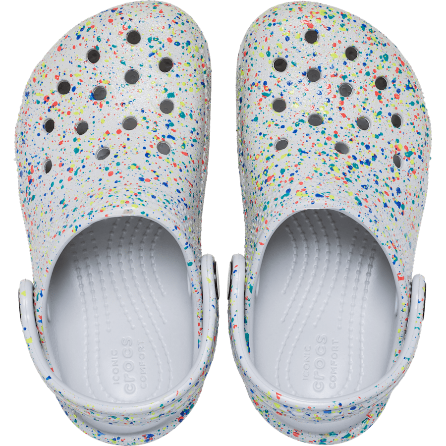 Toddler Classic Glow Paint Splatter Clog - US 2458