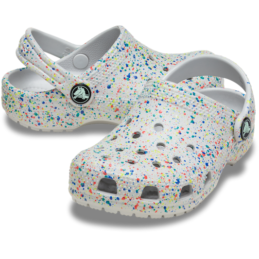 Toddler Classic Glow Paint Splatter Clog - US 2458