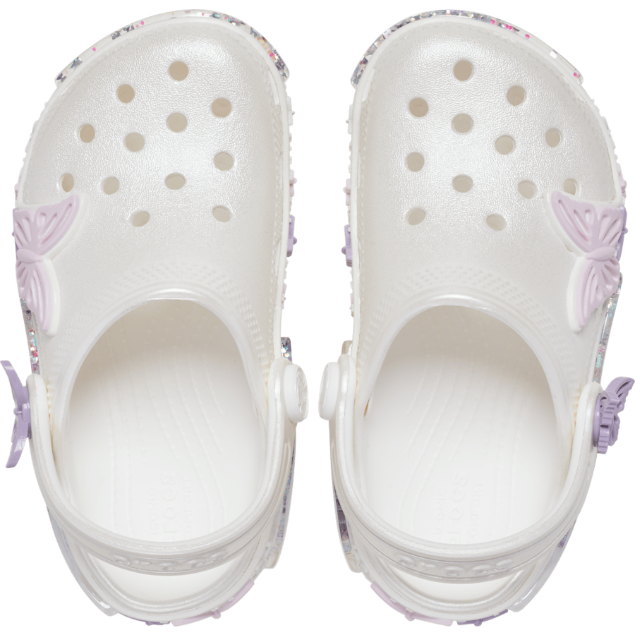Toddler Classic Butterfly Sparkle Shaker Clog - US 5493