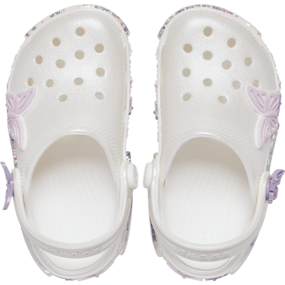 Toddler Classic Butterfly Sparkle Shaker Clog - US 5493